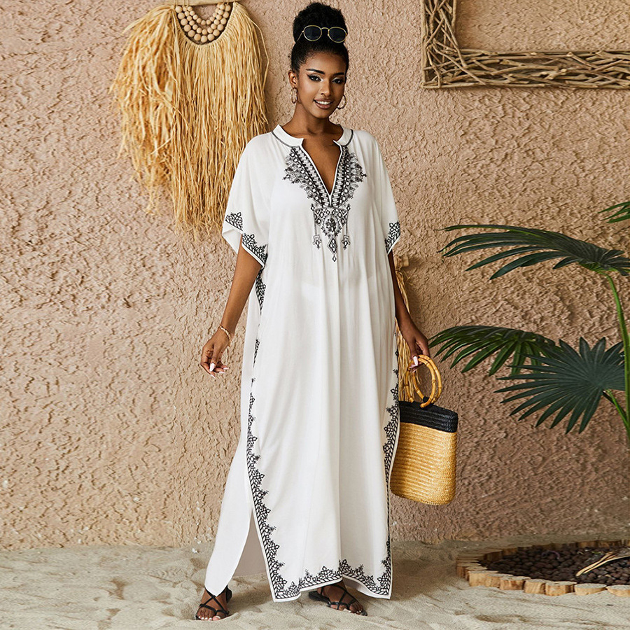 ชุด Kaftan ชุดว่ายน้ําสําหรับส - Cover Up Kaftan บทวิจารณ์และราคา
