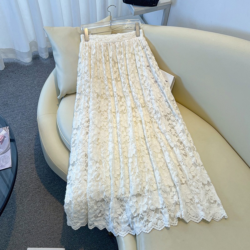 ชุดสองชิ้นผู้หญิง ลายลูกไม้ดอก - Midi Skirt Floral บทวิจารณ์และราคา