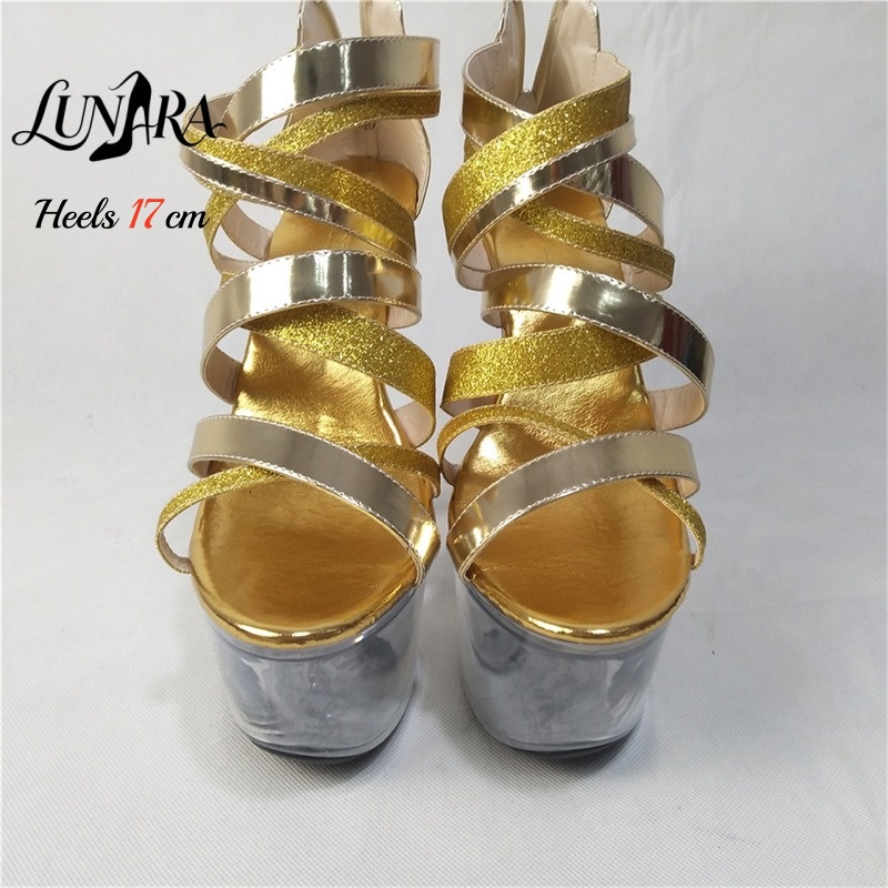 รองเท้าส้นสูงแบบเปิดนิ้วเท้าสี - Sandal Strappy Heeled บทวิจารณ์และราคา