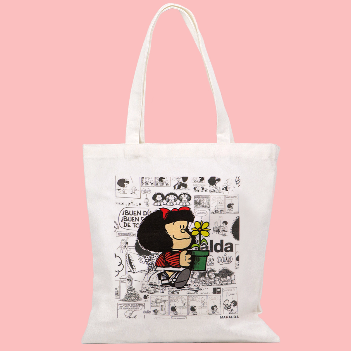 กระเป๋าผ้าแคนวาสแฟชั่น ลายการ์ - Tote Bag Beach บทวิจารณ์และราคา