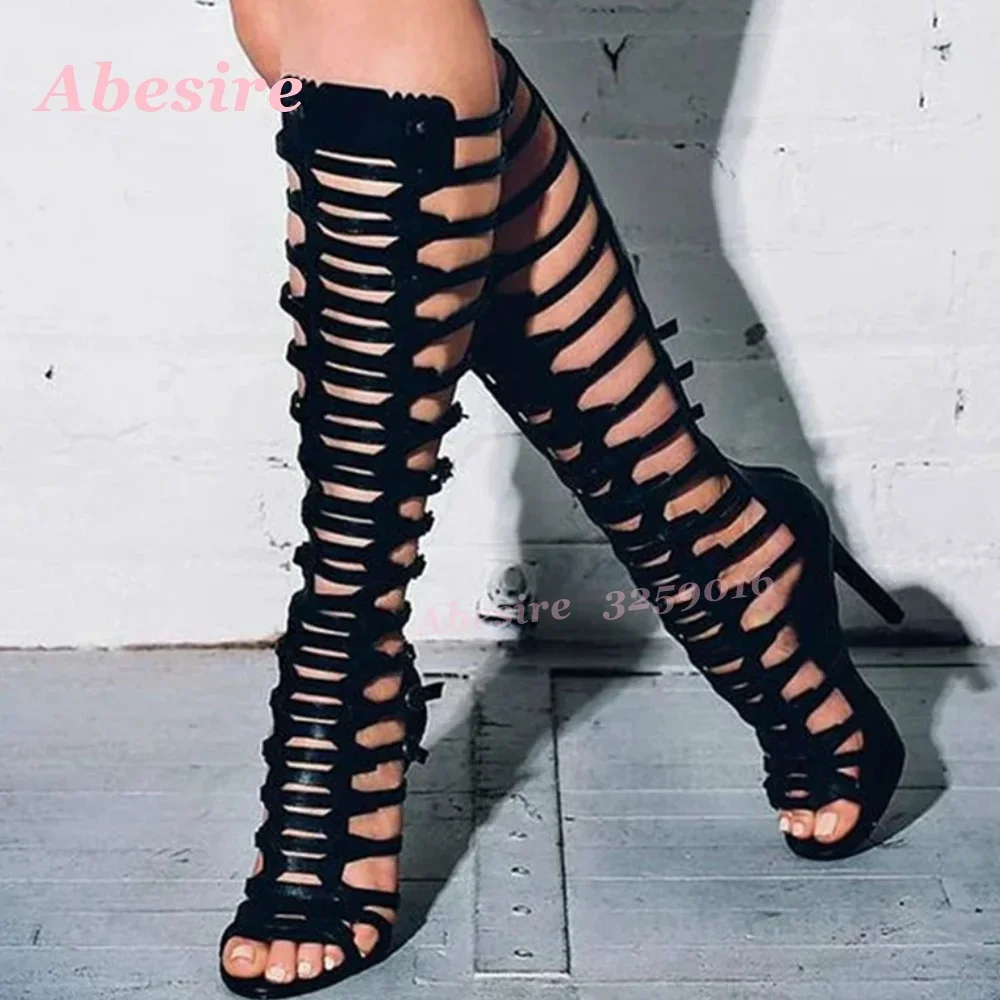 รองเท้าส้นสูงแบบเปิดนิ้วเท้าปร - Sandal Strappy Heeled บทวิจารณ์และราคา