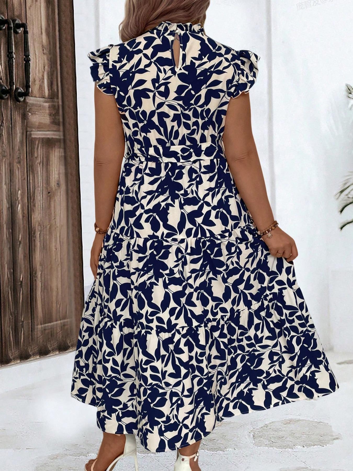ขนาดบวกพิมพ์ลายดอกไม้ Ruched B - Romper Floral Print บทวิจารณ์และราคา